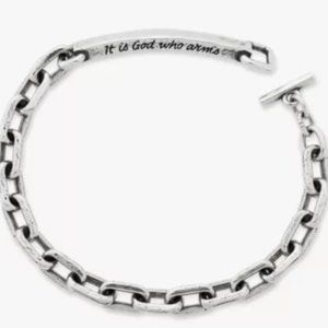 James Avery Medium Armed with Strength Bracelet - Silver
